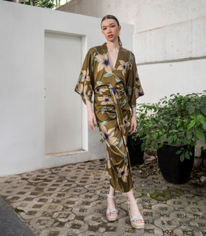 Marana Tha Renata Kimono Dress (Olive)