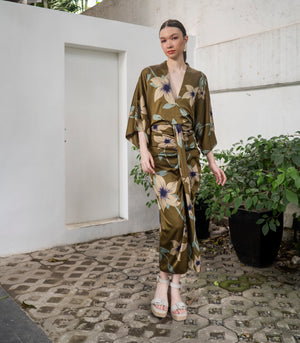 Marana Tha Renata Kimono Dress (Olive)