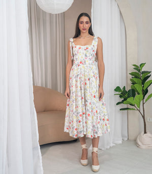 Marana Tha Rocio Strappy Dress (Pastel Floral)