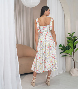 Marana Tha Rocio Strappy Dress (Pastel Floral)