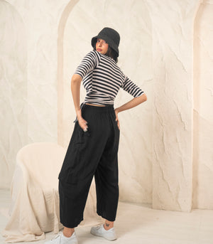 Florence Fling  Flow Samba Cargo Pants (Black)