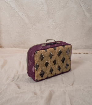 Abaca Talunay Toiletry Bag  (Magenta)