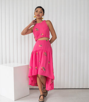 Casita Keilani Dress (Fuchsia)