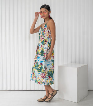 Casita Pisco Dress (Town Print)