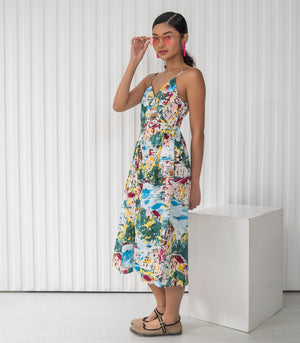 Casita Pisco Dress (Town Print)