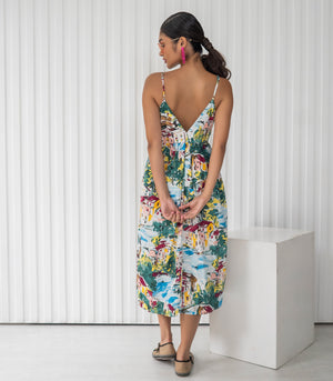 Casita Pisco Dress (Town Print)