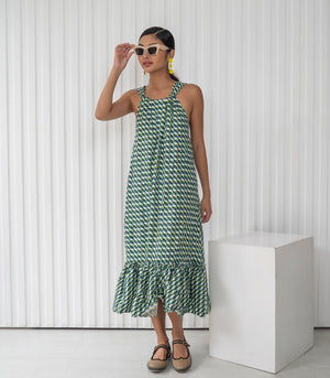 Casita Leiana Dress (Green/Black)